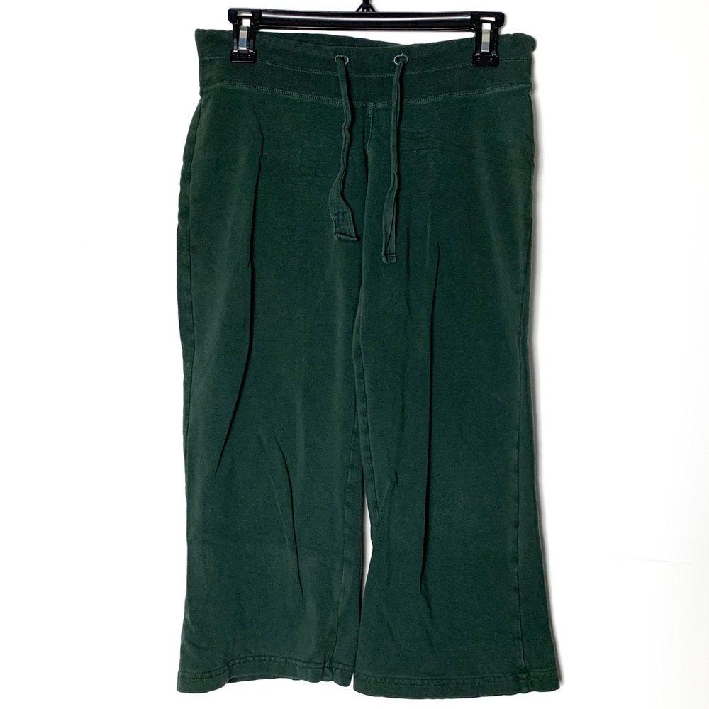 Patagonia green organic cotton capri sweatpants